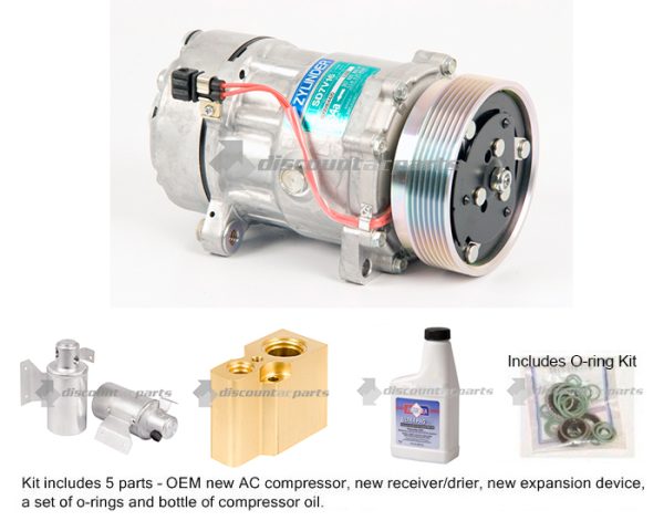 1993 - 1999 Golf Jetta 1100 New A/C Compressor Volkswagen VW Passat 2.8L A/C KIT 357820803R